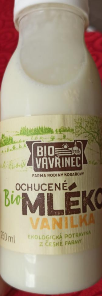Fotografie - Bio ochucené mléko vanilkové