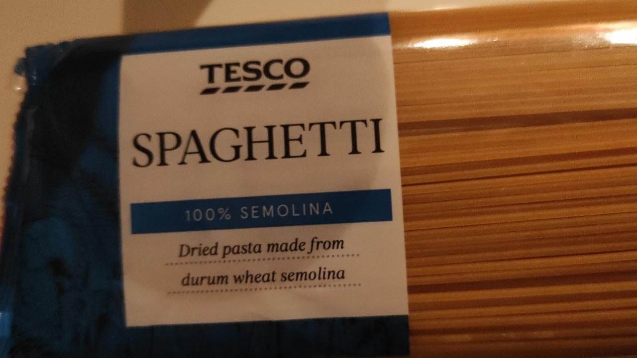 Fotografie - spaghetti 100% semolina Tesco
