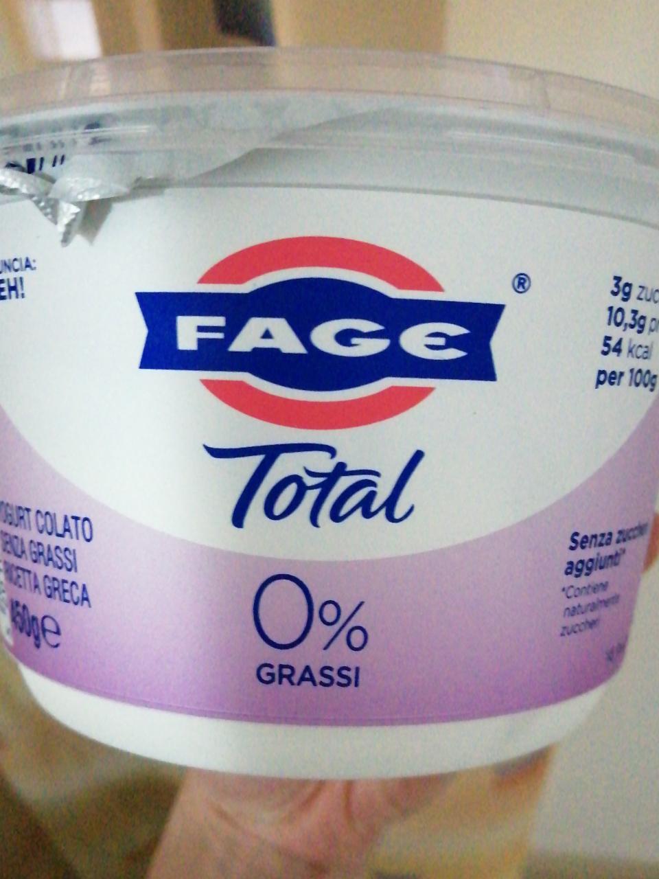 Fotografie - Total 0% grassi Fage