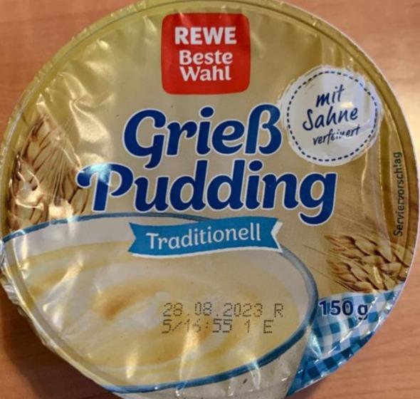 Fotografie - Grieß Pudding Rewe beste wahl