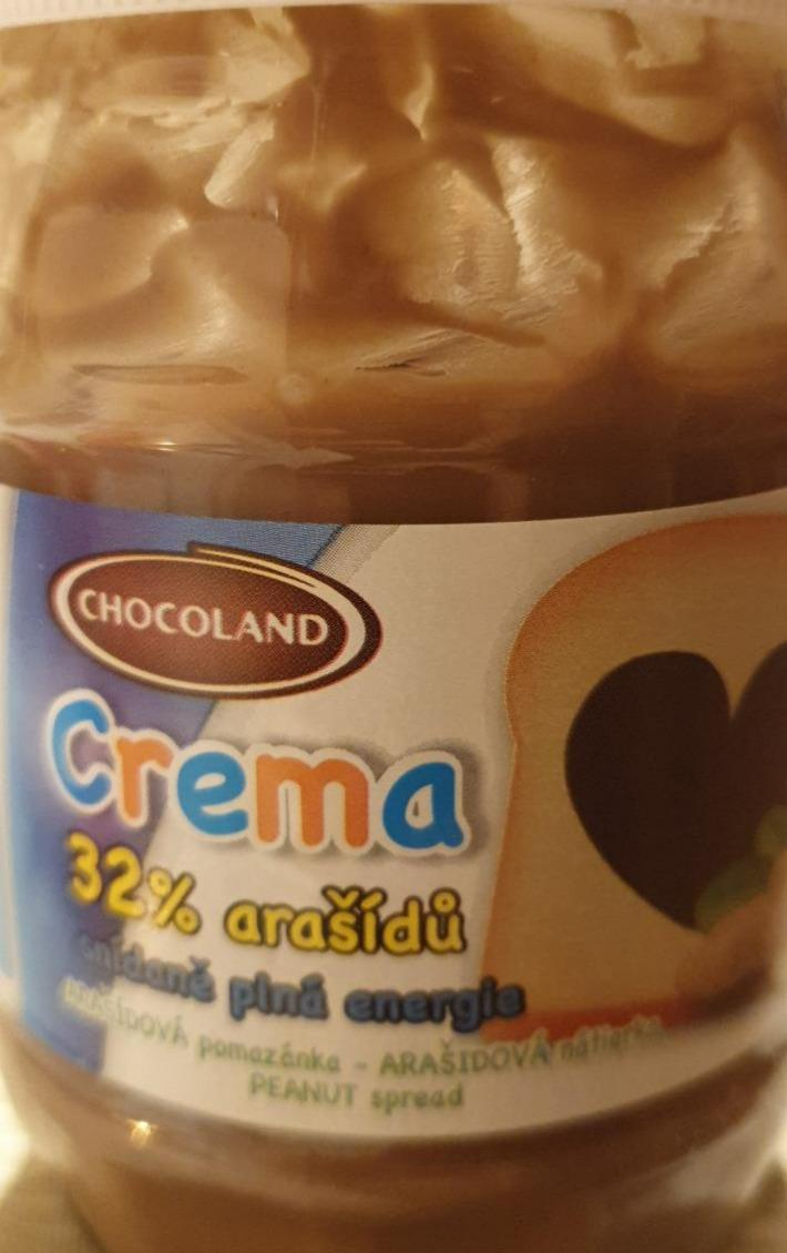 Fotografie - Crema 32% arašídů Chocoland arašídová pomazánka