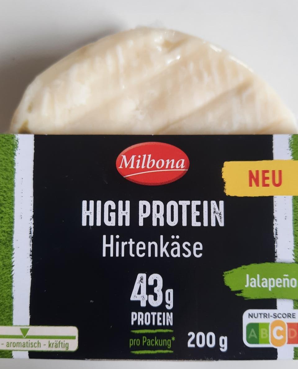 Fotografie - High Protein Hirtenkäse Jalapeño Milbona