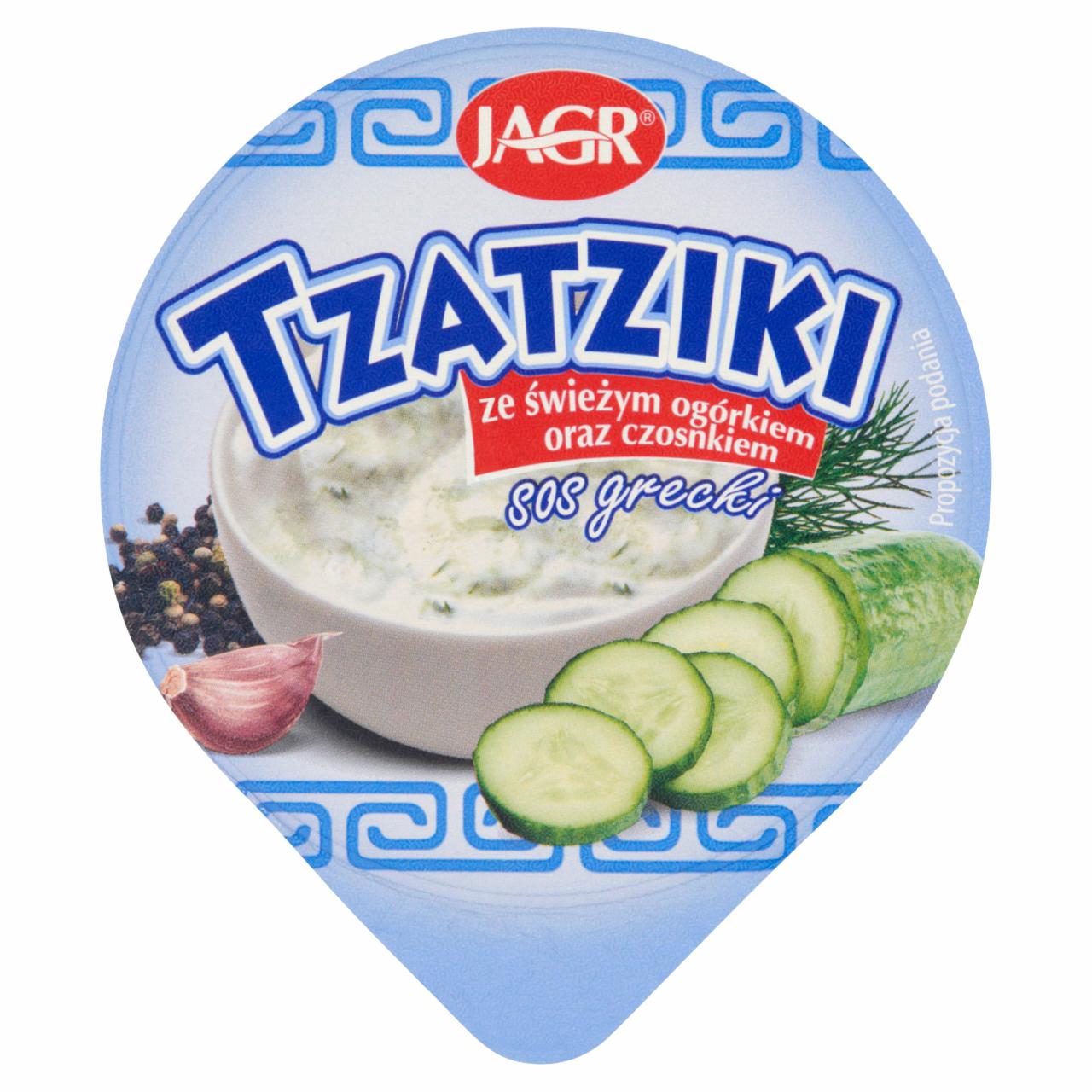 Fotografie - Tzatziki sos grecki ze świeżym ogórkiem i czosnkiem Jagr