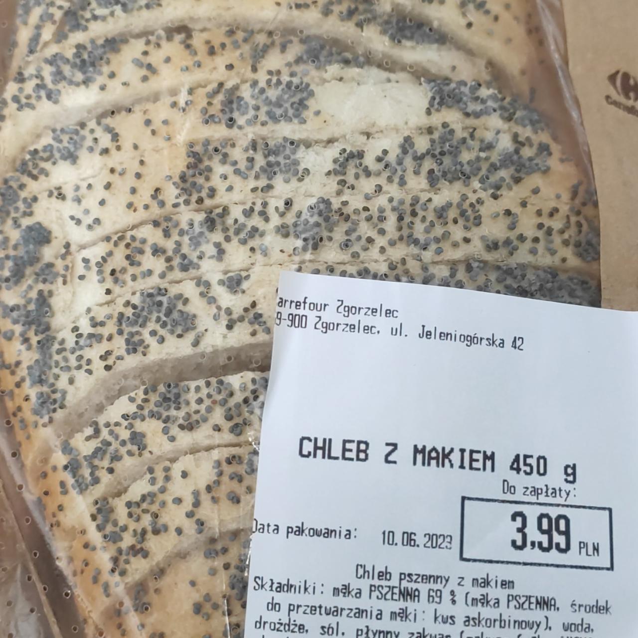 Fotografie - chleb z makiem Carrefour