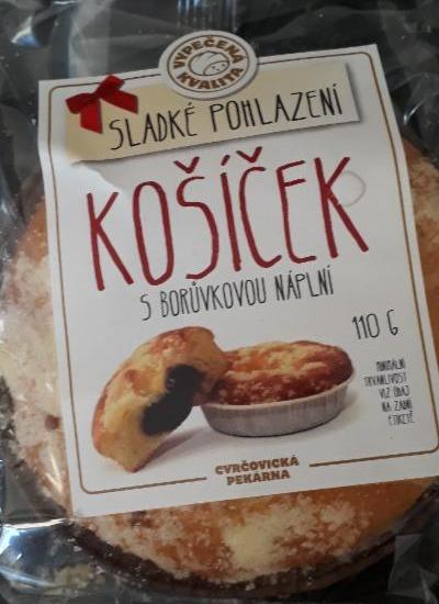 Fotografie - košíček s borůvkovou náplní Cvrčovická pekárna