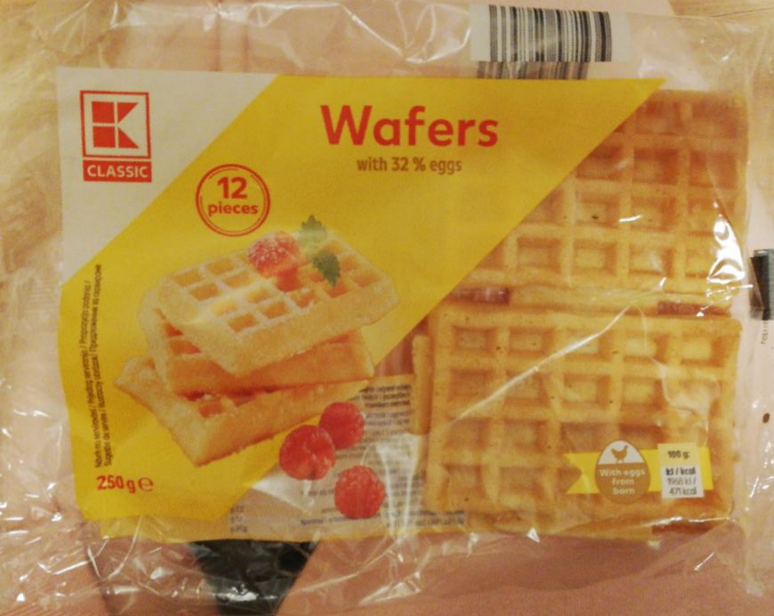 Fotografie - Wafers with 32% eggs