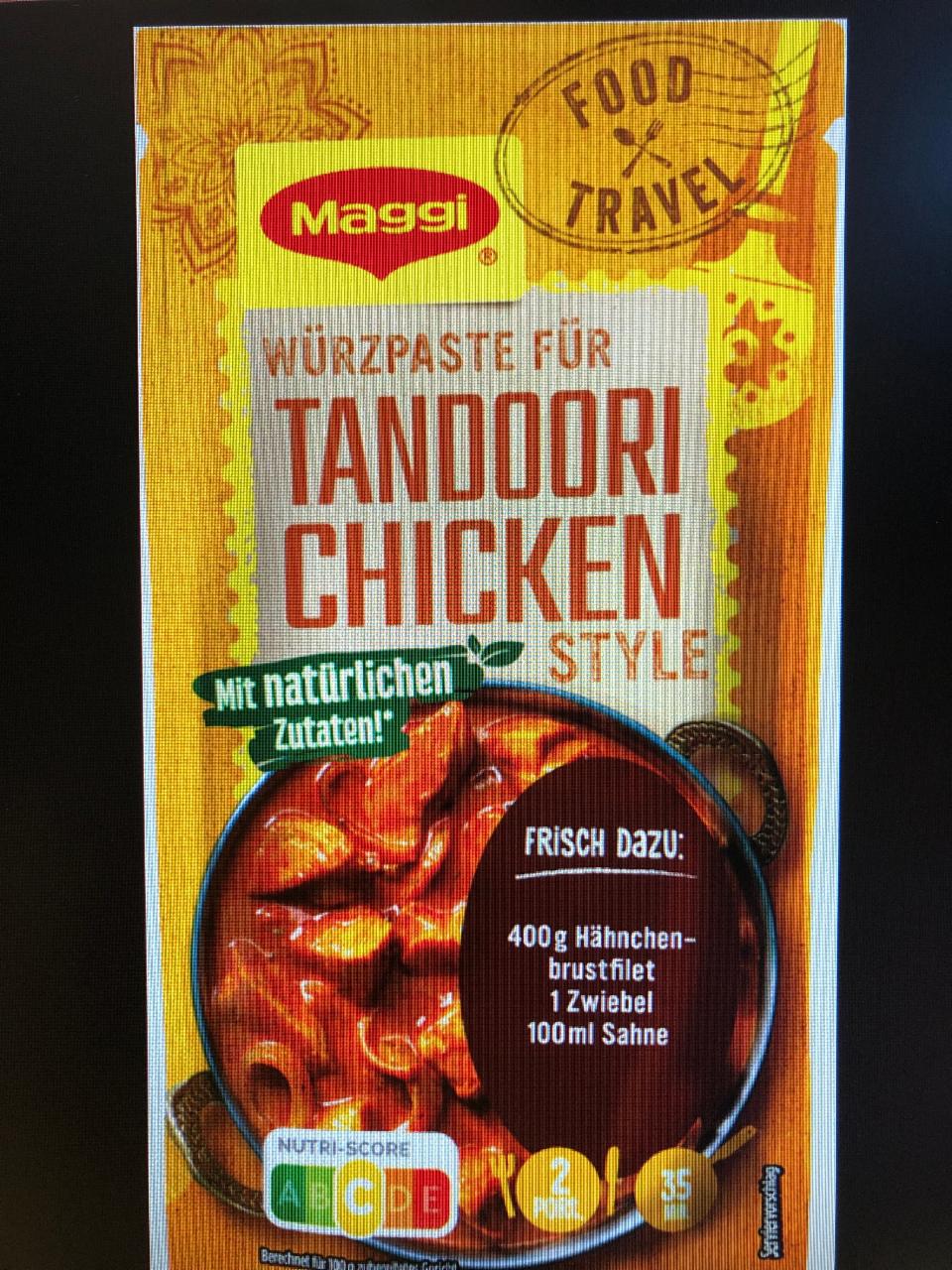 Fotografie - Würzpaste für Tandoori Chicken style Maggi
