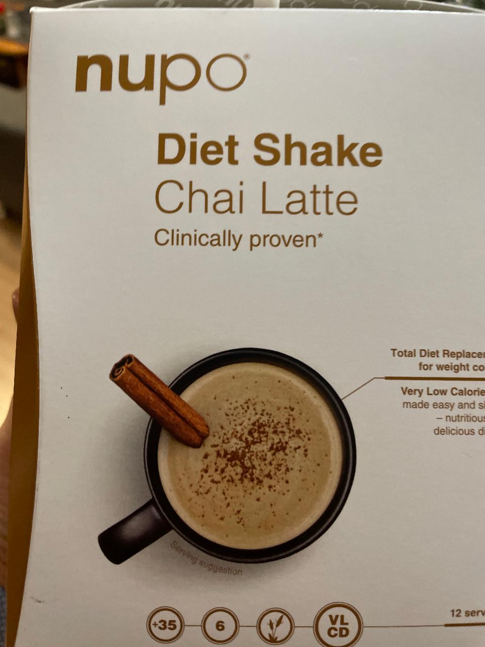 Fotografie - Diet Shake Chai Latte Nupo