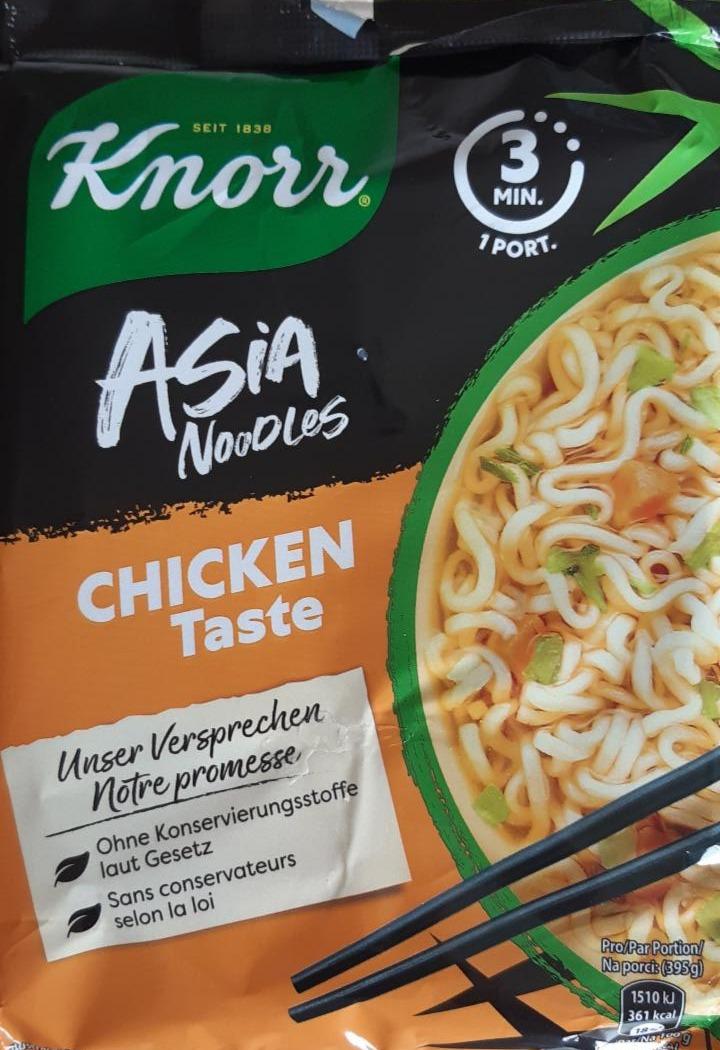 Fotografie - Asia noodles chicken Knorr