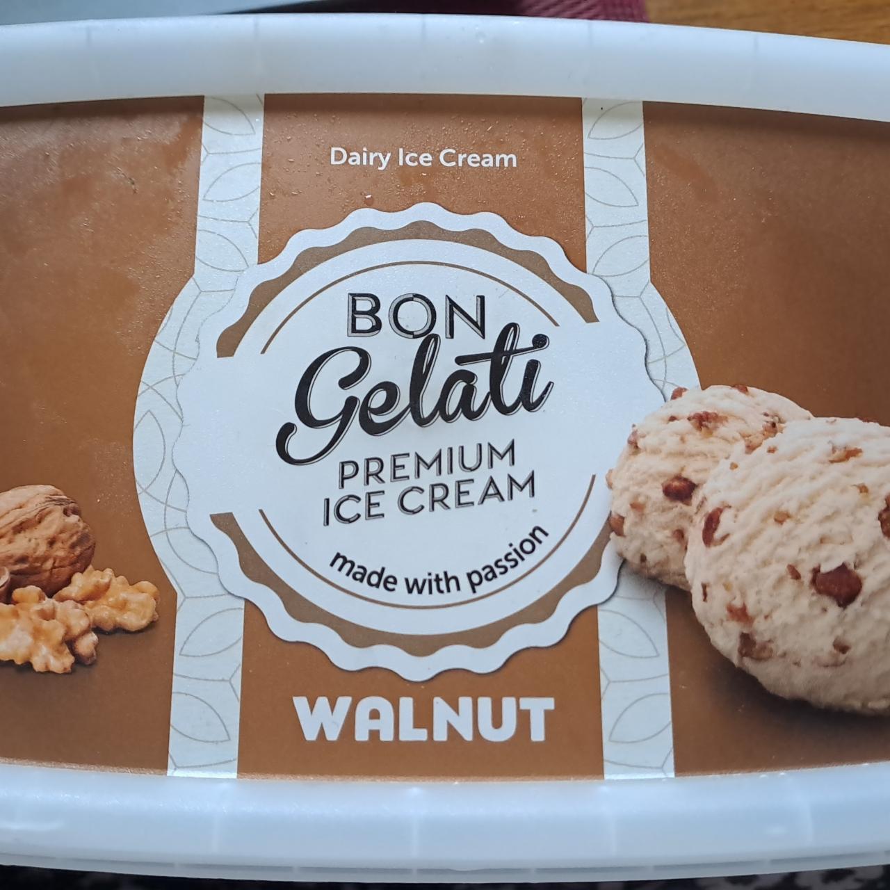 Fotografie - Premium Ice Cream Walnut Bon Gelati