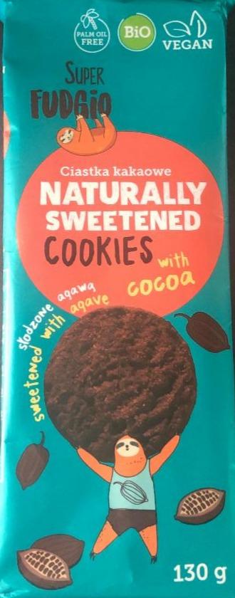 Fotografie - Naturally Sweetened cookies with cocoa Super Fudgio