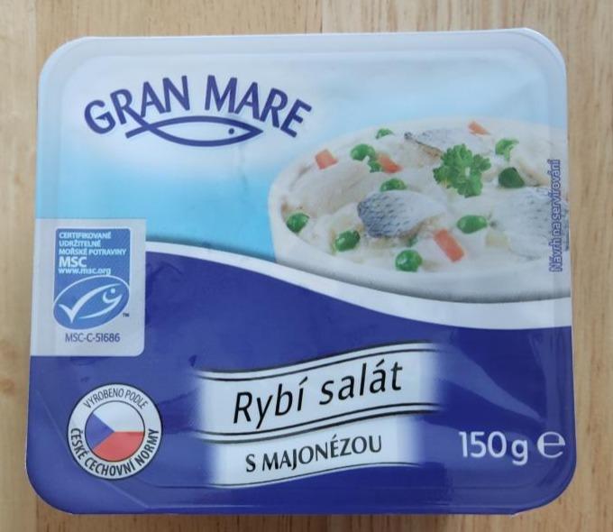 Fotografie - Rybí salát s majonézou Gran Mare