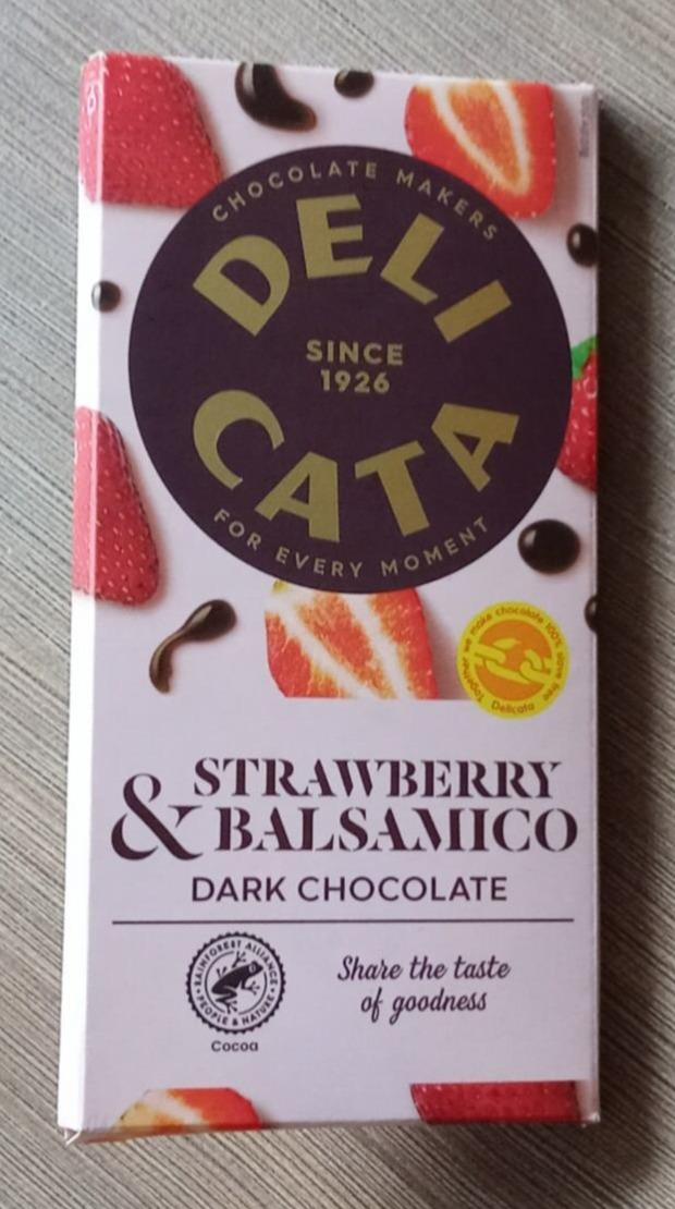 Fotografie - Strawberry & balsamico Dark chocolate Delicata
