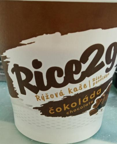 Fotografie - Instantní rýžová kaše čokoláda Rice2go