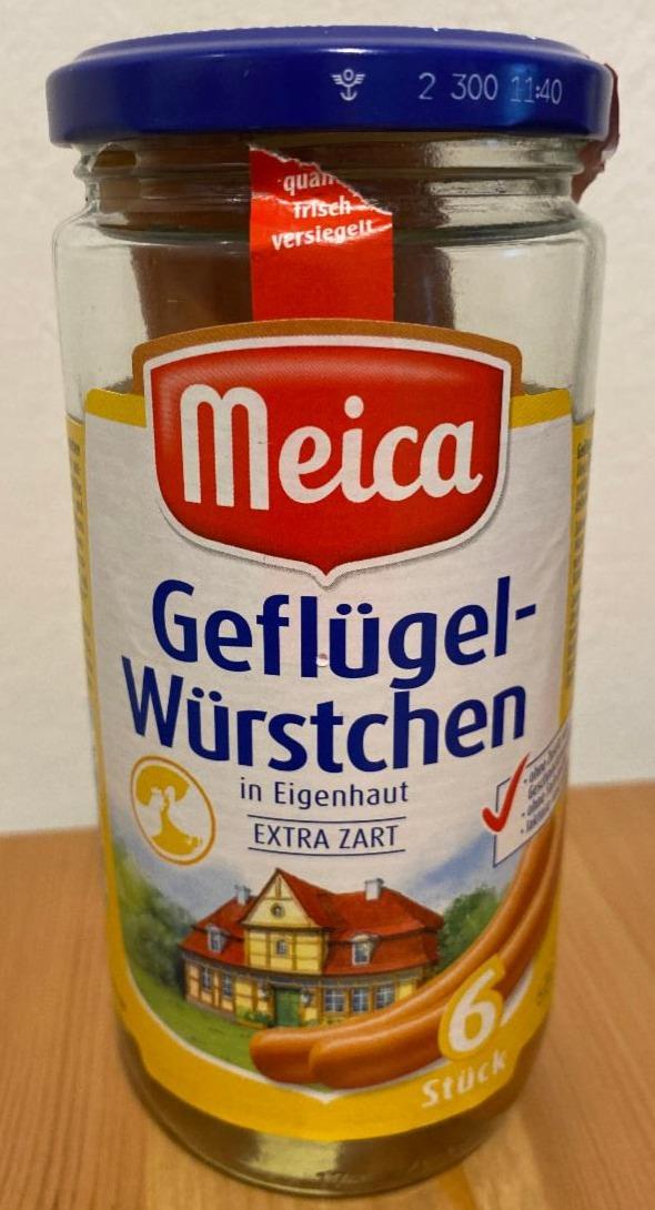 Fotografie - Geflügel-Würstchen Meica