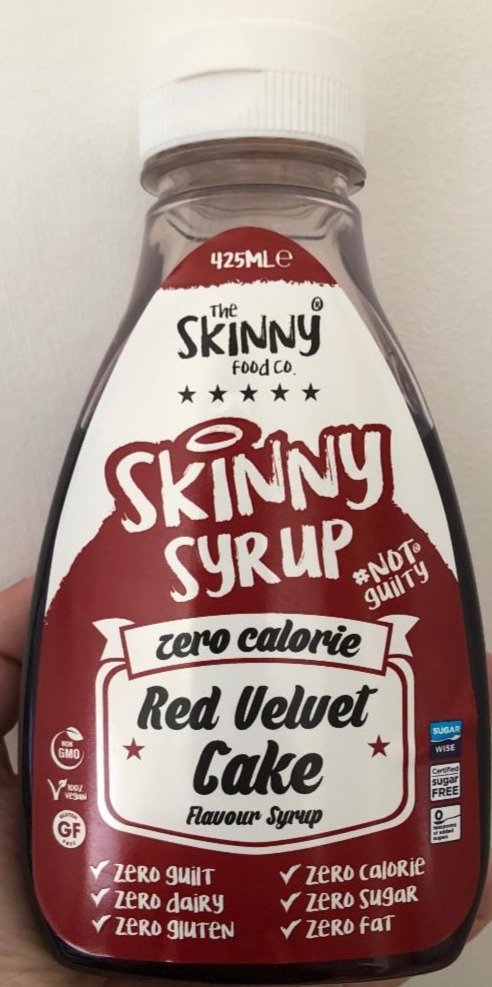 Fotografie - Red Velvet Cake zero calorie syrup The Skinny Food Co