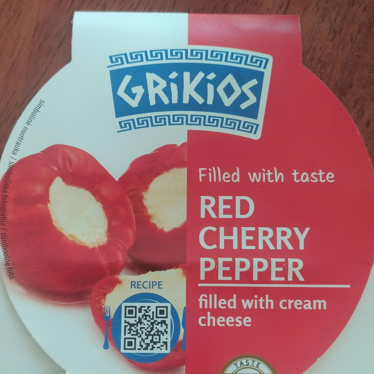 Fotografie - Grikios Red cherry pepper filled with cream cheese