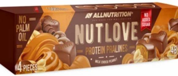 Fotografie - NUTLOVE PROTEIN PRALINES MILK CHOCO PEANUT Allnutrition