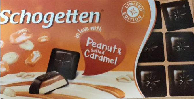 Fotografie - Hořká čokoláda peanut & salted caramel Schogetten