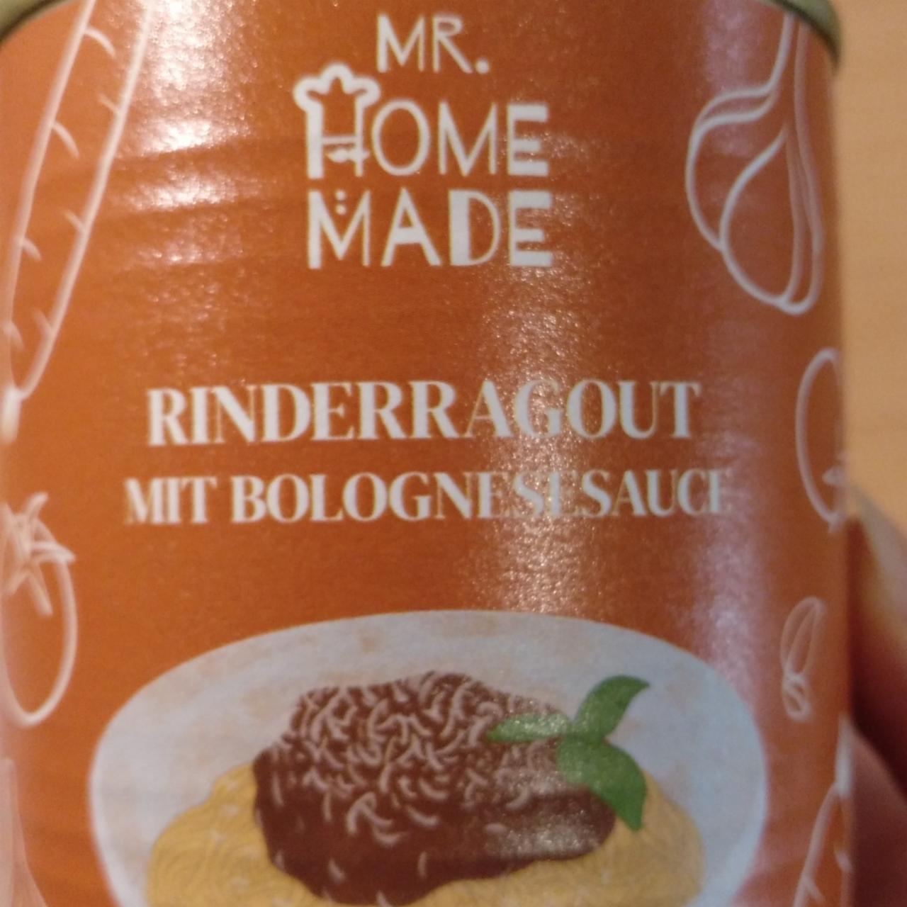 Fotografie - Rinderragout mit Bolognese Sauce Mr. Home Made