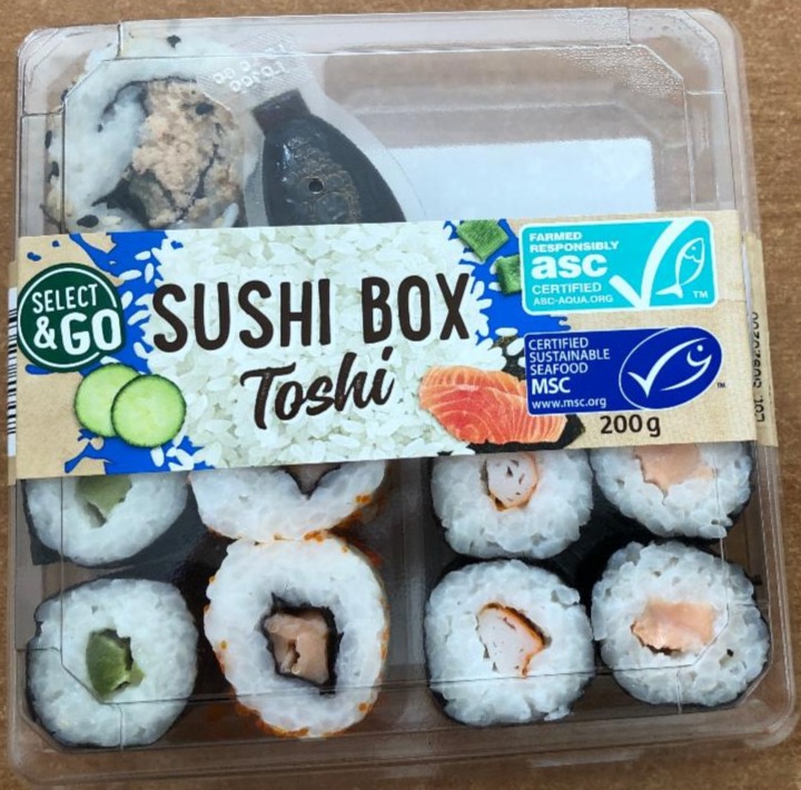 Fotografie - Sushi box Toshi Select&Go