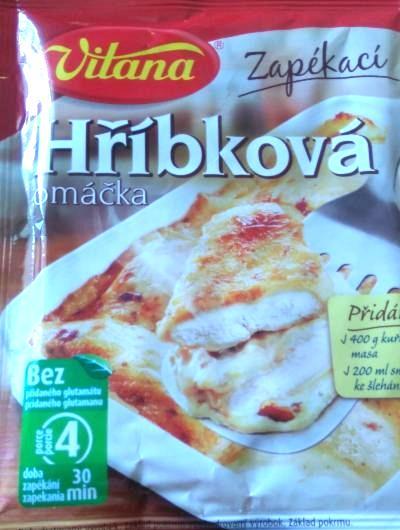 Fotografie - hříbková omáčka Vitana hotový pokrm