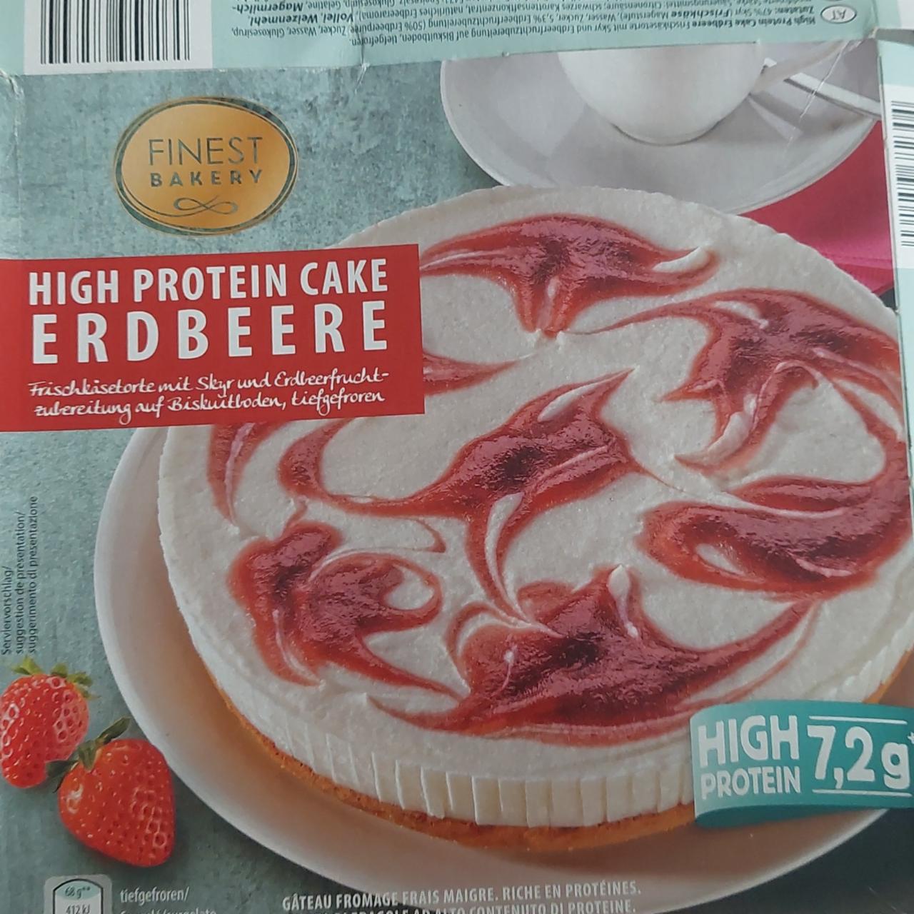 Fotografie - High Protein Cake Erdbeere Finest Bakery