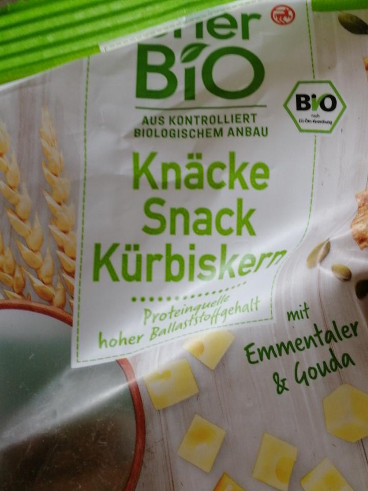 Fotografie - Enter Bio Knäcke Snack Kurbiskern