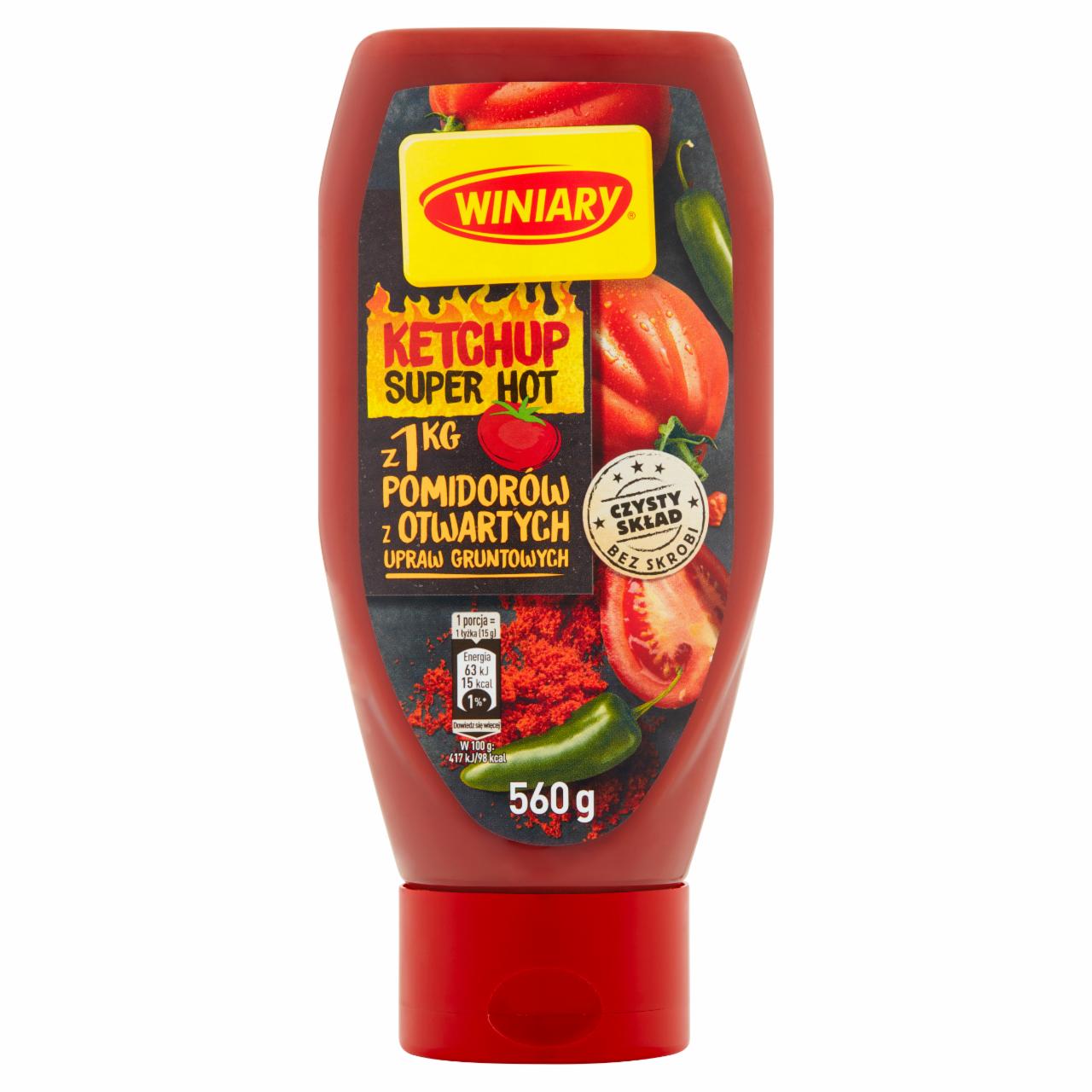 Fotografie - Ketchup Super hot z Pomidorow z Otwartych upraw gruntowych Winiary