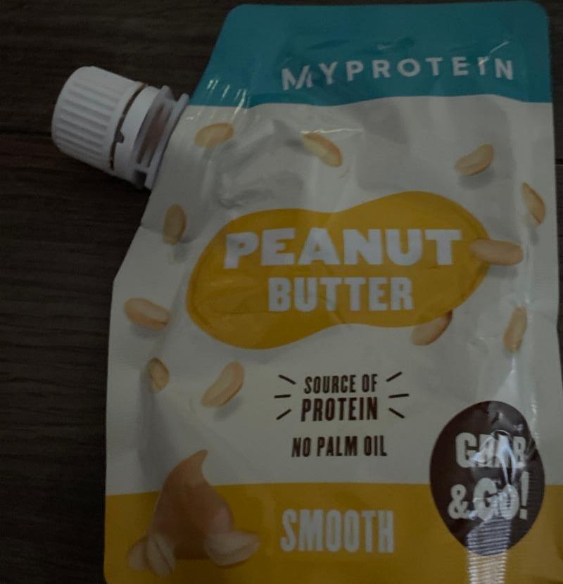 Fotografie - peanut butter grab&go Myprotein