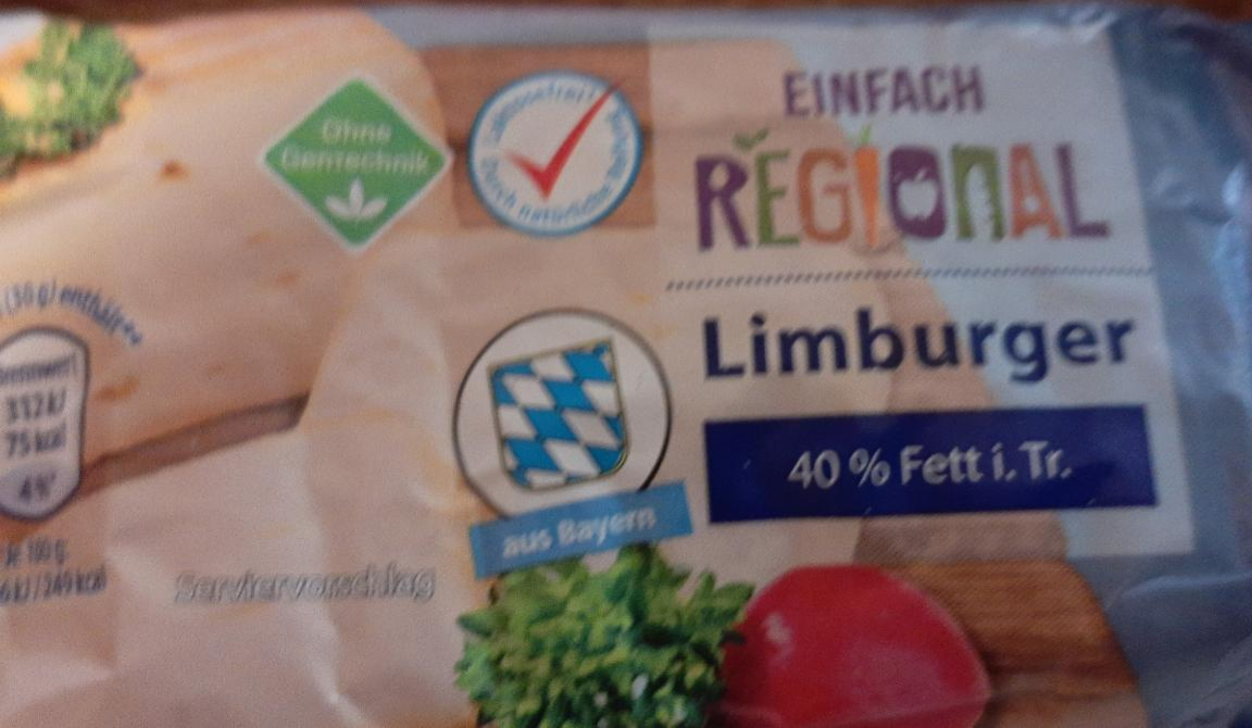 Fotografie - Limburger 40% fett i.Tr Einfach Regional