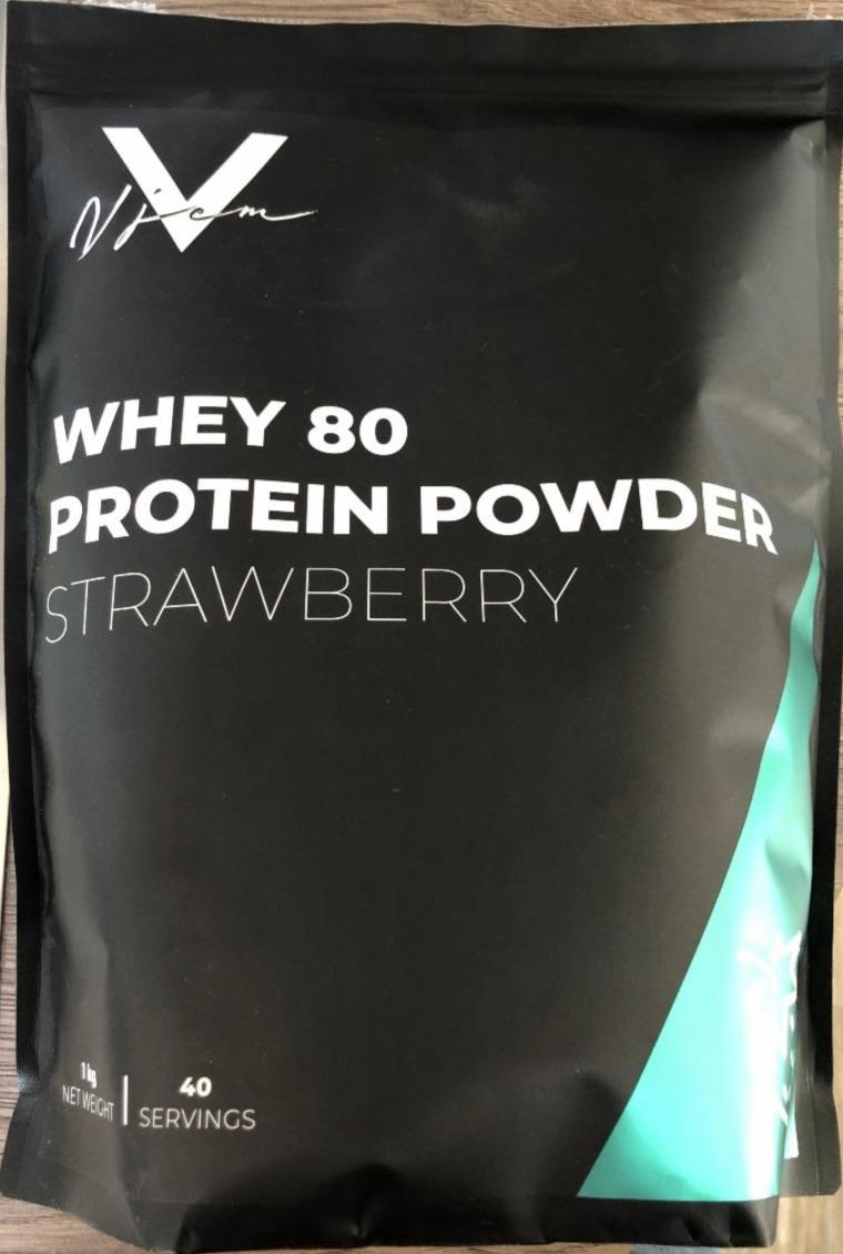 Fotografie - Whey 80 Protein powder Strawberry Vjem
