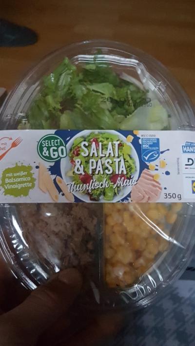 Fotografie - Salat & Pasta Thunfisch Mais