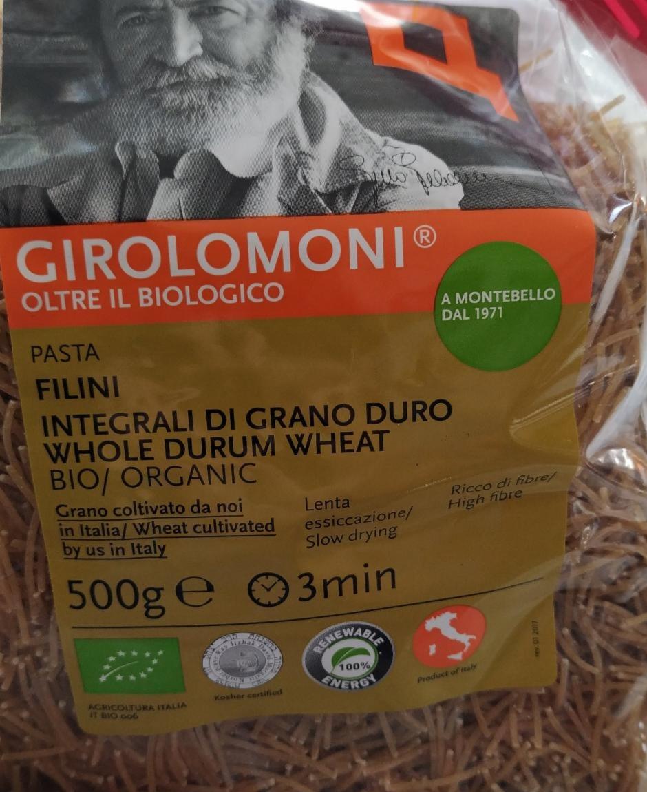 Fotografie - Bio Pasta Filini integrali di grano duro Girolomoni