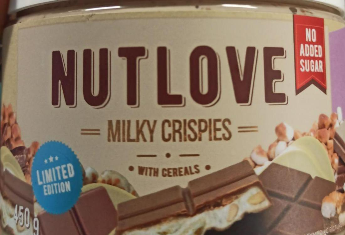Fotografie - Milky Crispies with cereals Nutlove