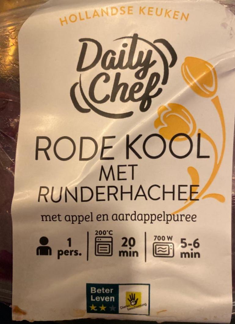 Fotografie - Rode kool met runderhachee Daily Chef