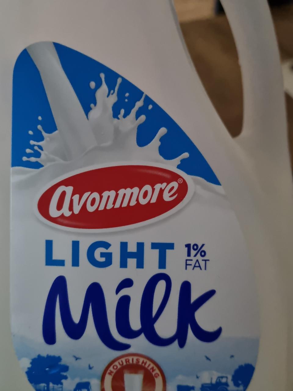 Fotografie - light milk 1% Avonmore