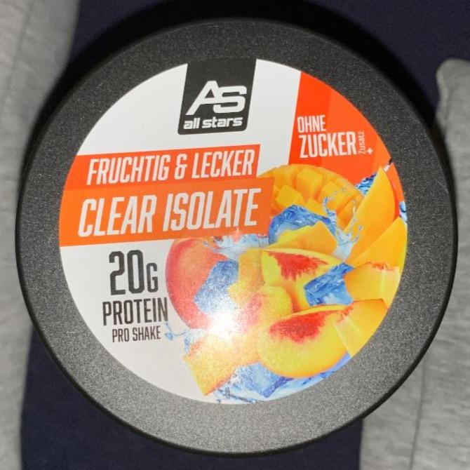 Fotografie - Clear Isolate 20g Protein All Stars
