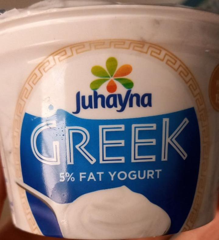 Fotografie - Greek Yogurt 5% fat Juhayna