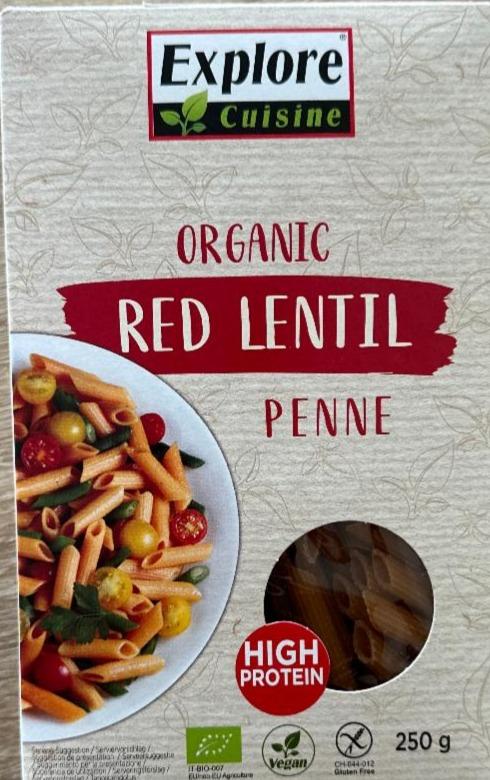 Fotografie - Red Lentil Penne Explore Cuisine