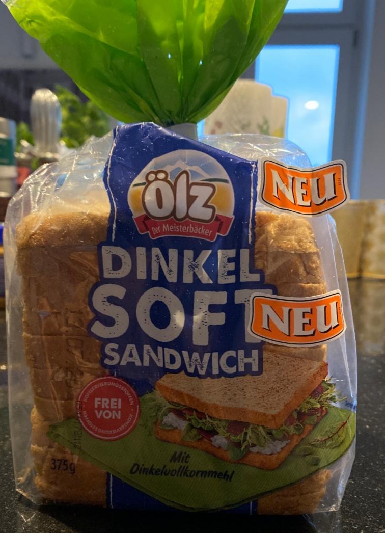 Fotografie - Dinkel Soft Sandwich mit Dinkelvollkornmehl Ölz