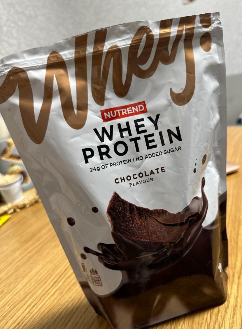 Fotografie - Whey protein Chocolate flavour Nutrend