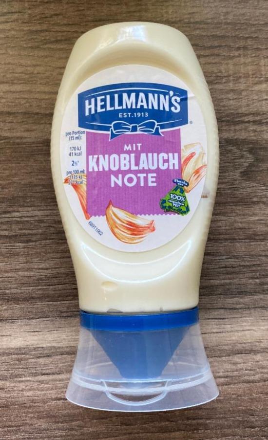Fotografie - Sauce mit Knoblauch Note Hellmann's