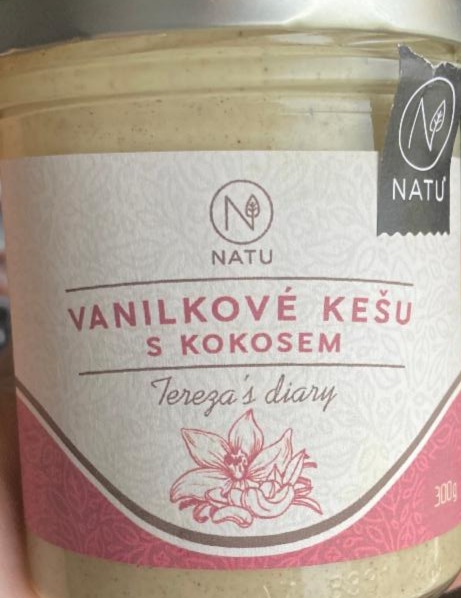 Fotografie - Vanilkové kešu máslo s kokosem Natu