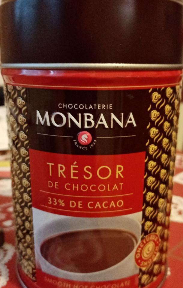 Fotografie - Monbana Trésor de chocolat 33% de cacao