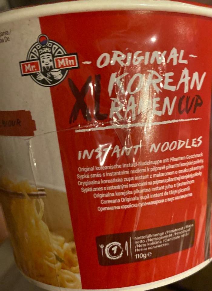 Fotografie - XL Original Korean ramen cup Instant Noodles Mr. Min