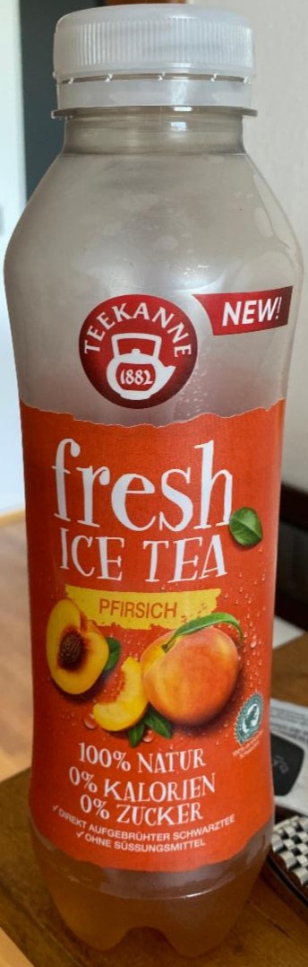 Fotografie - Fresh Ice Tea Pfirsich Teekanne