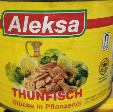 Fotografie - Thunfisch in Pflanzenöl Aleksa