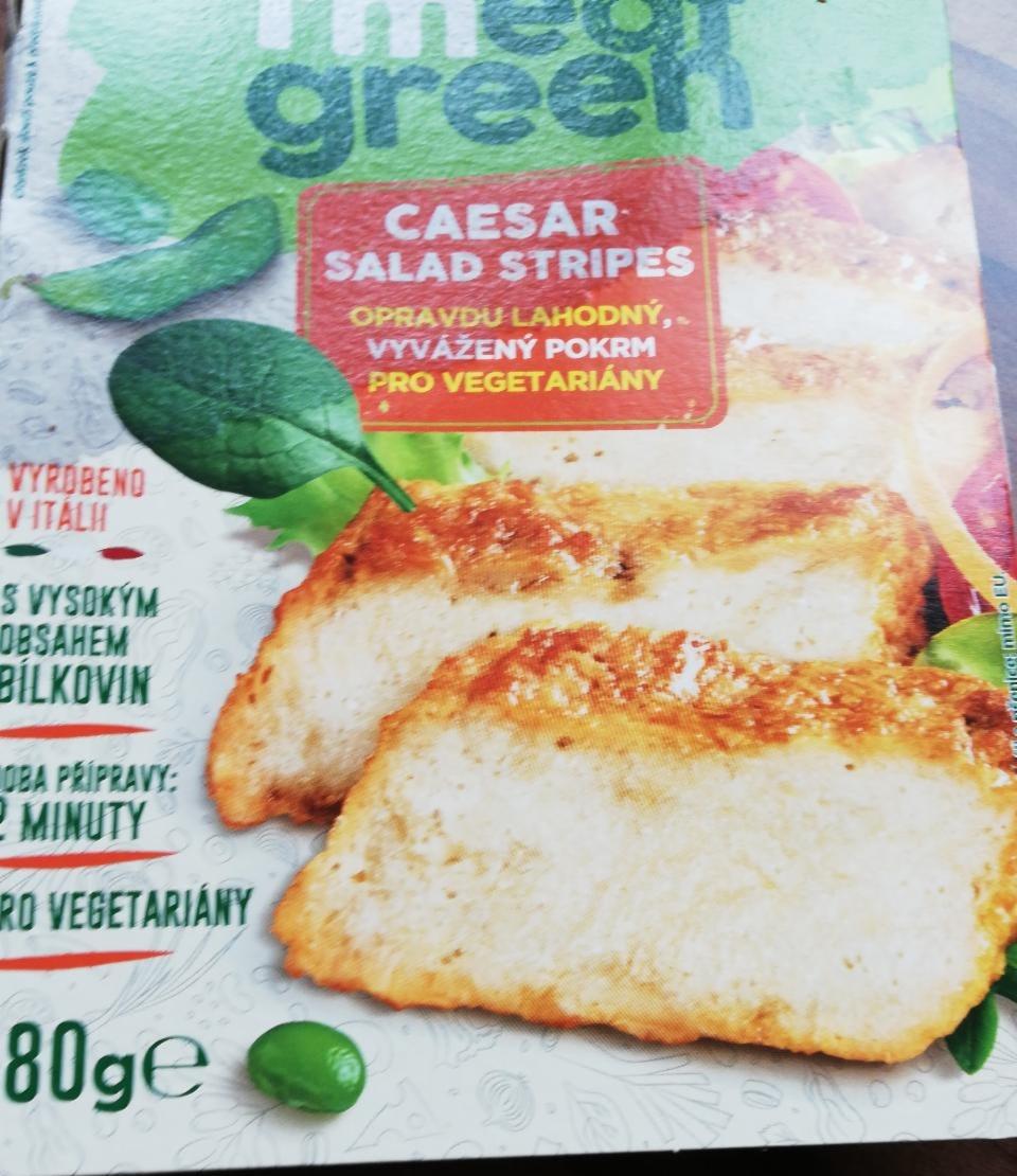 Fotografie - Caesar salad stripes verde amore