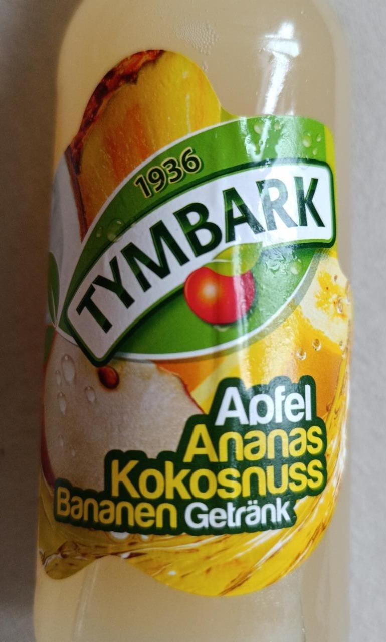 Fotografie - Apfel Ananas Kokosnuss Banane Getränk Tymbark